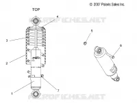 SUSPENSION, SCHOCK, FRONT TRACK (7043048)