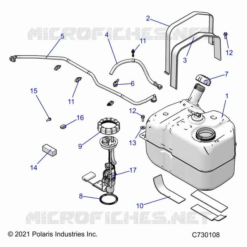 KRAFTSTOFFSYSTEM, FUEL TANK ASM.