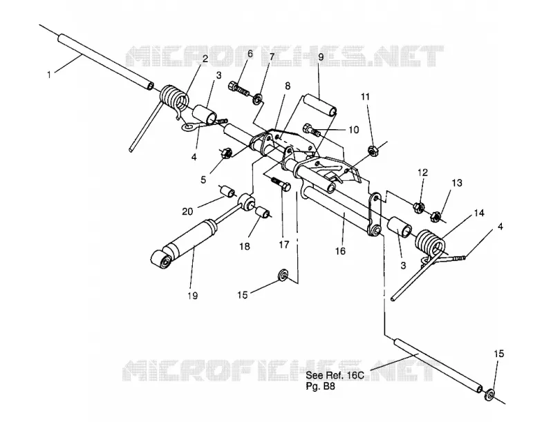 HINTER Drehmomentarm WIDETRAK GT 0952061 and  EUROPEAN WIDETRAK GT E952 (4928962896B010)