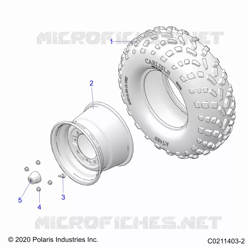 RADS, REAR TIRE