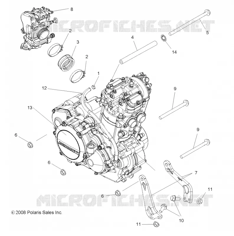 MOTOR, MOUNTING