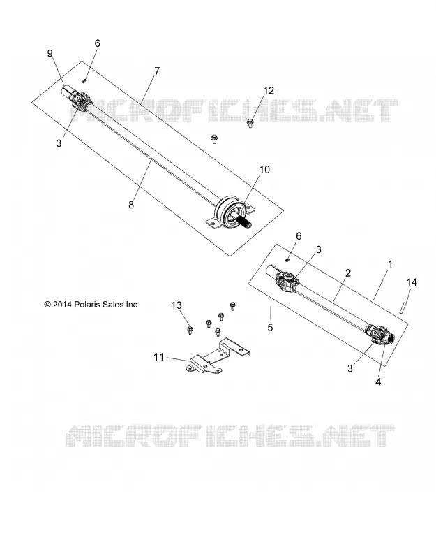 DRIVE TRAIN, FRONT KARDANWELLE