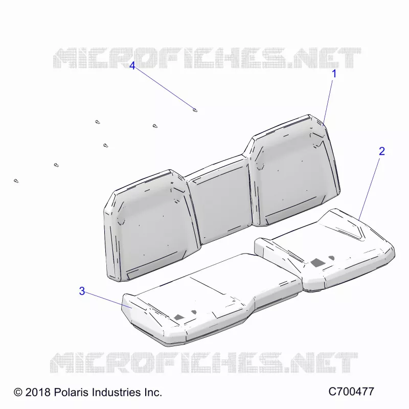 SITZ ASM. REAR