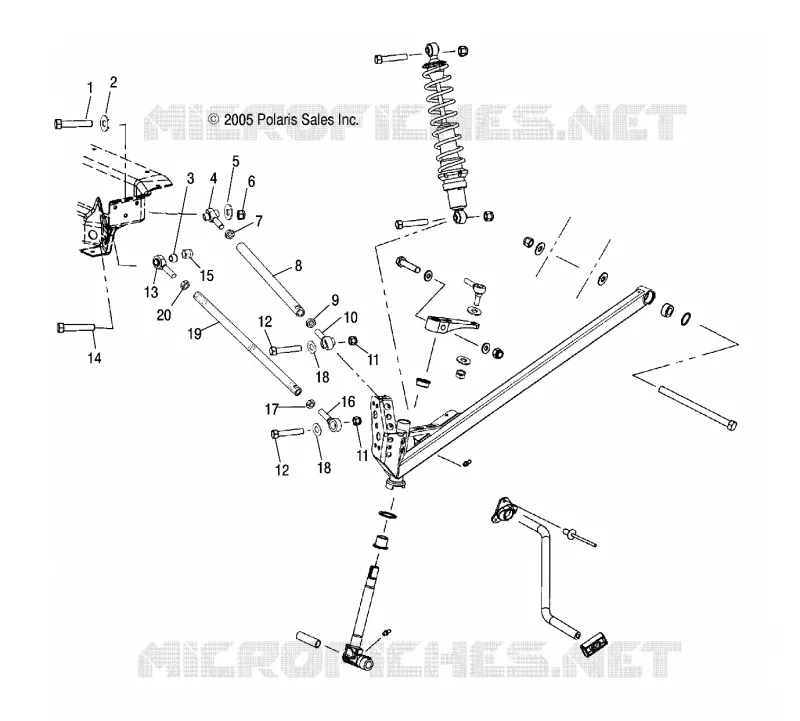 FRONT SUSPENSION/RADIUS RODS
