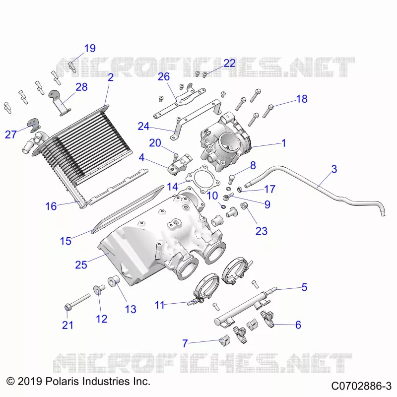 ENGINE, LUFTEINLASS MANIFOLD