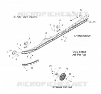 SUSPENSION, Schienen-Montage (155 Inch)