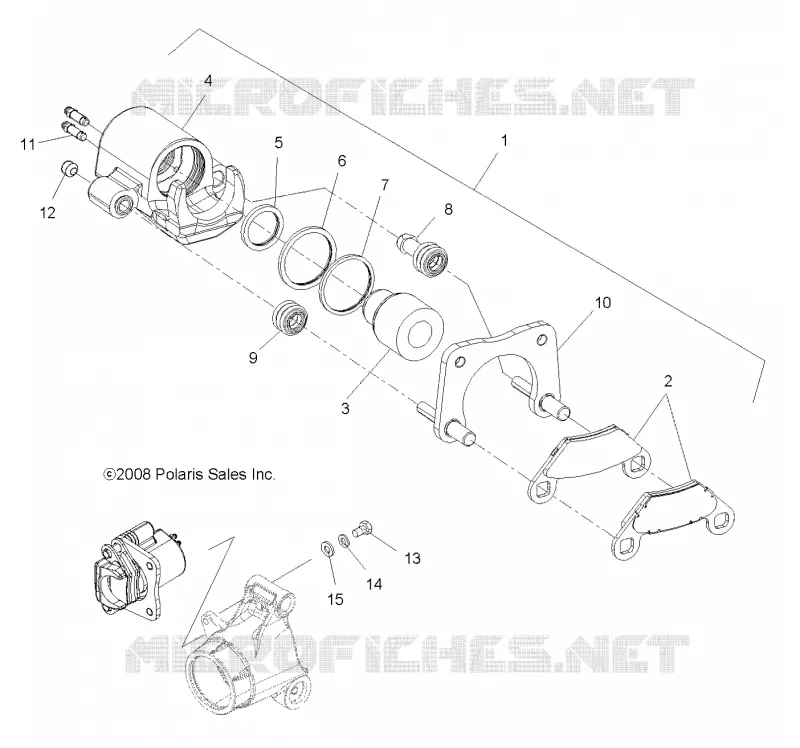 HINTERBREMSE CALIPER