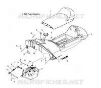 SITZ, FUEL TANK AND CONSOLE