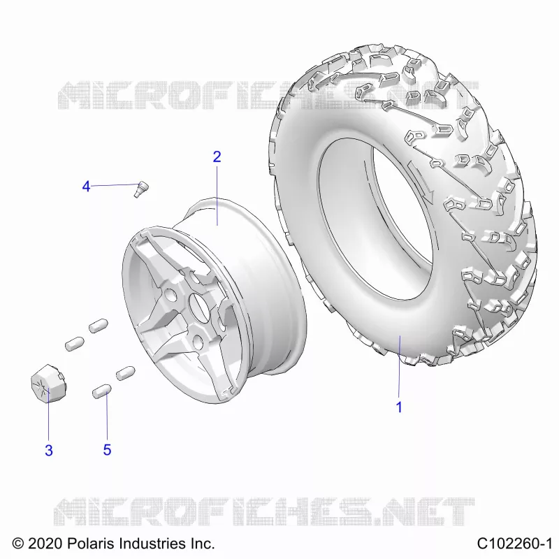 RADS, FRONT TIRE