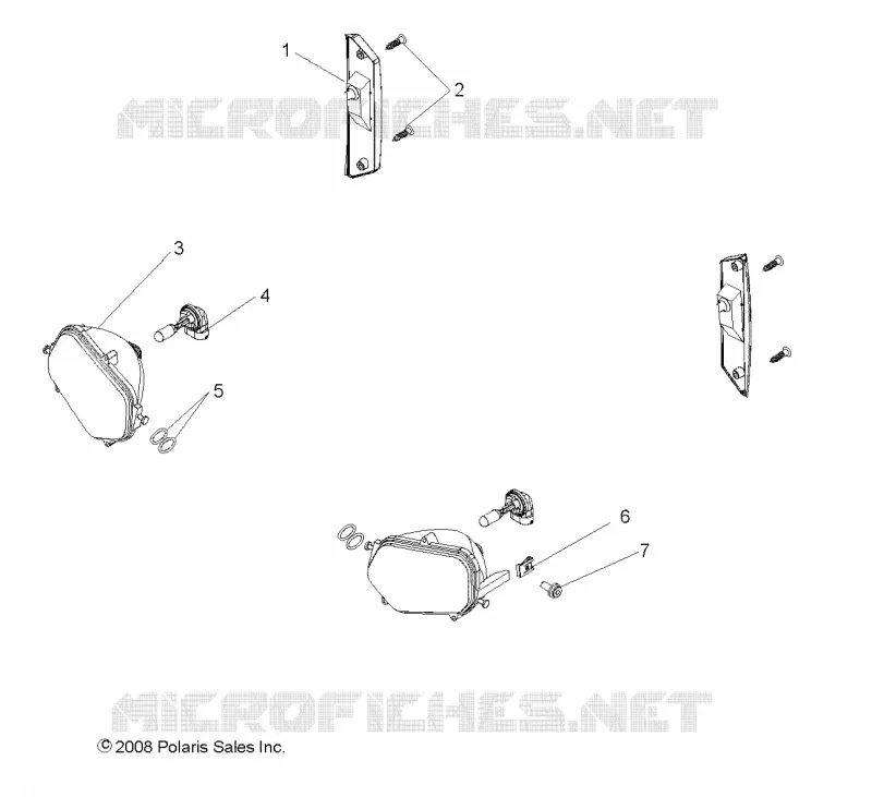 SCHEINWERFERS, TAILLIGHTS AND BULBS