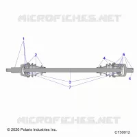 ANTRIEB, HALF SHAFT, FRONT