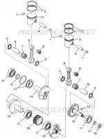 KOLBEN   KURBELWELLE XCF 0971643 (4938613861C006)