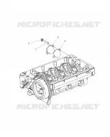 ENGINE, BENZINPUMPE FITTING COVER