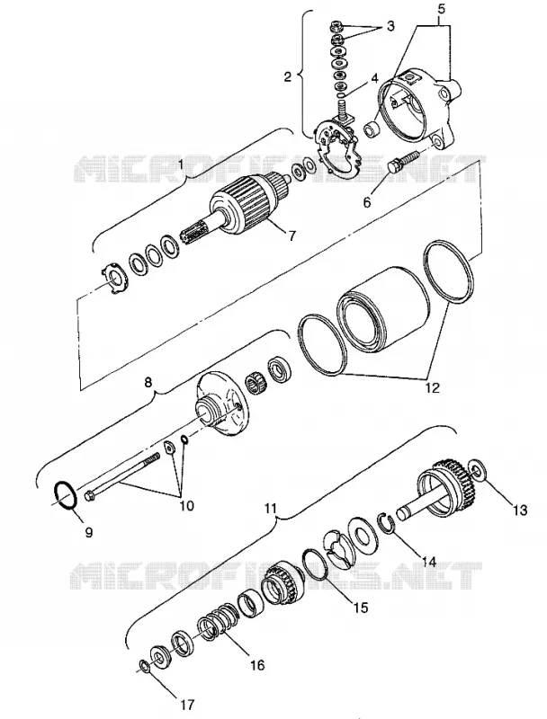 ANLASSER Magnum 6X6 W97AE42A and Swedish Magnum 6X6 S97AE42E (4940754075E005)