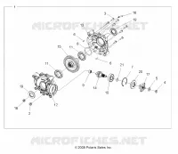 ANTRIEB, REAR GEARCASE INTERNALS