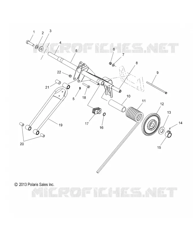 SUSPENSION, HINTER DREHMOMENTARM (144 INCH)