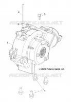ANTRIEB, FRONT GEARCASE MOUNTING