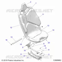 SITZ ASM.- Z23G4C92AL/BL (C2689862)
