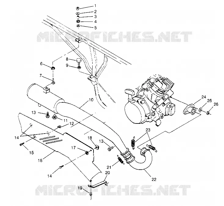 ABGASSYSTEM 6x6 400L W948740 (4926802680A011)
