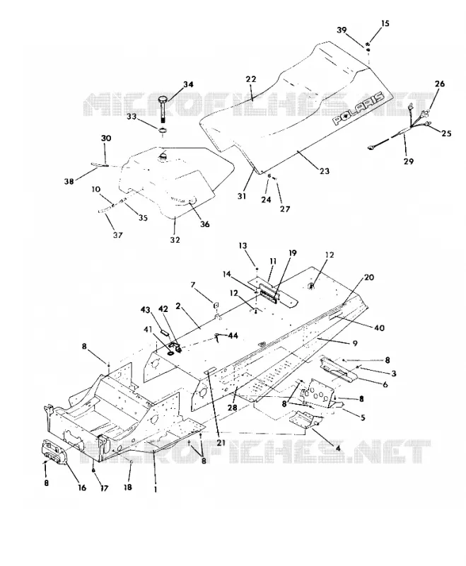 CHASSIS AND SITZ INDY LITE GT (4921342134001A)