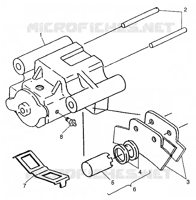 HINTERBREMSE Magnum 6X6 W97AE42A and Swedish Magnum 6X6 S97AE42E (4940754075C013)