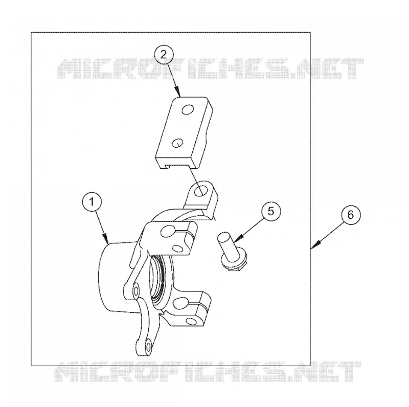 LENKUNG, KNUCKLE, RIGHT W/OFFSET EXTENSION