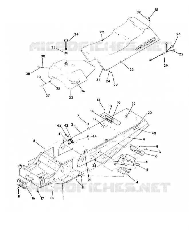 CHASSIS AND SITZ INDY LITE GT (4921342134001A)