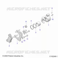 BRAKES, BRAKE BREMSZANGE VORNE (FROM 8/16/2021)