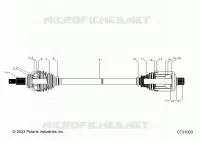 ANTRIEB, REAR HALF SHAFT