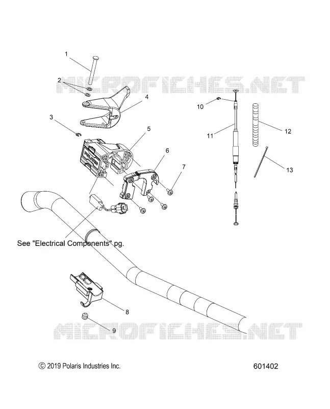 MOTOR, THROTTLE CONTROL ASM.