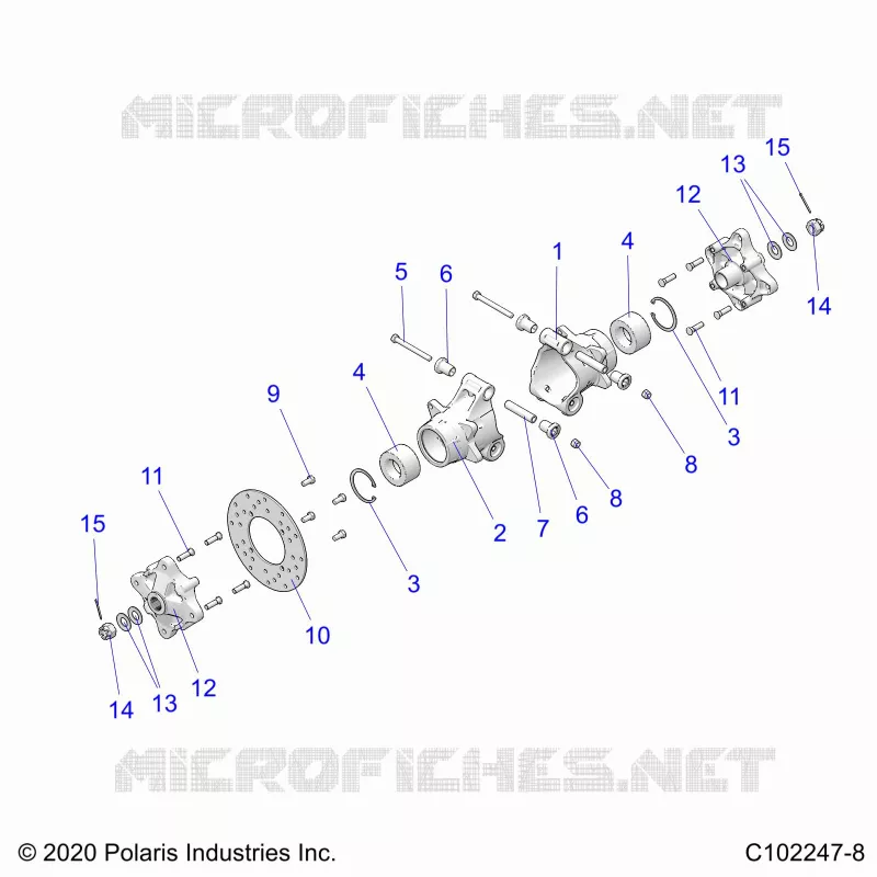 HINTERRADAUFHÃ„NGUNG HUBS, CARRIER AND BRAKE DISC- A21SDS57C4 (C102247-8)