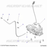 ANTRIEB, FRONT GEARCASE MOUNTING