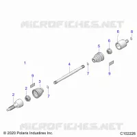 ANTRIEB, DRIVE SHAFT, MIDDLE