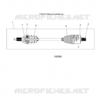ANTRIEB, DRIVE SHAFT, FRONT (FROM 2/16/16)