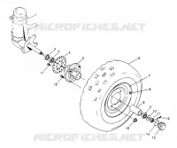 VORDERRAD ASSEMBLY Trail Blazer W947221 (4926832683B001)