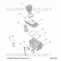 MOTOR, AIR BOX