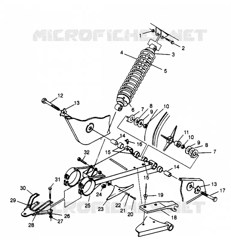 Schwingarm   SCHOCK Magnum 2X4 W967544 (4936033603B010)