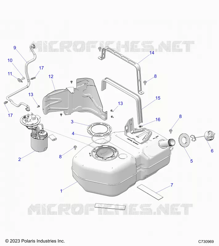 KRAFTSTOFFSYSTEM, FUEL TANK ASM.