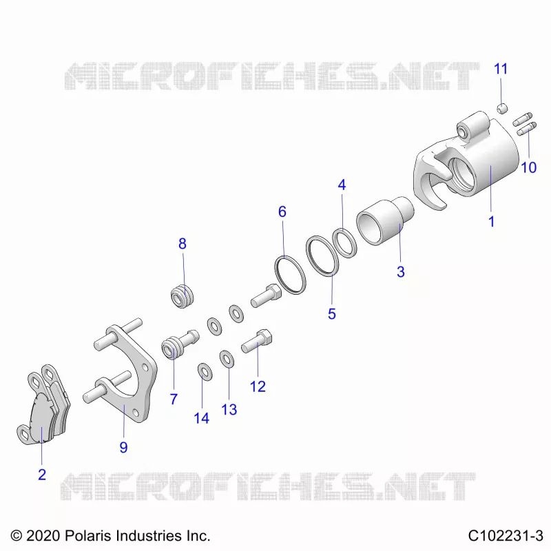 BRAKES, BRAKE BREMSZANGE HINTEN