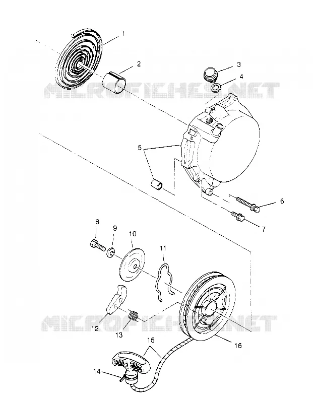 RÜCKZUG ANLASSER Scrambler W957840 (4927252725D004)