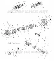 ANTRIEB, FRONT GETRIEBEGEHÄUSE INTERNALS (Built 3/06/10 and After)