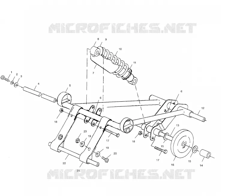 FRONT Drehmomentarm 
