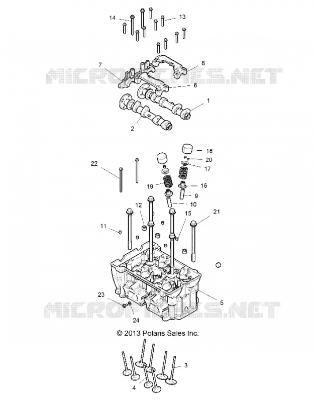 ZYLINDER HEAD AND VALVES