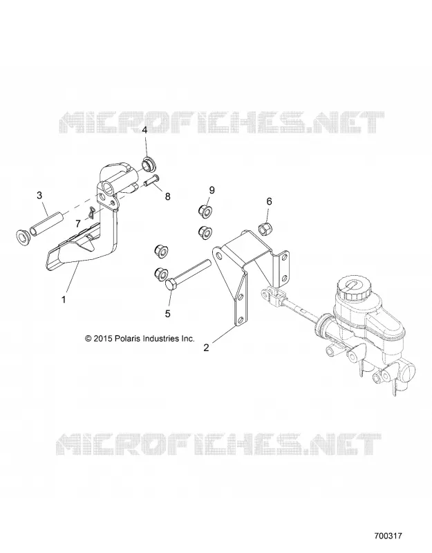 BRAKES, PEDAL AND MASTER CYLINDER