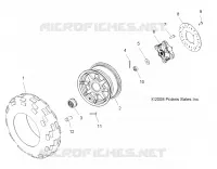 RADS, FRONT TIRE AND BRAKE DISC