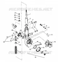 FRONT STREBE Scrambler W967840 (4935823582B005)