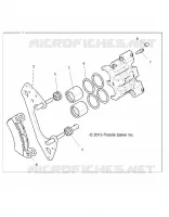 VORDERBREMSE CALIPER (BUILT 11/13/13 AND UP TO 3/10/14)
