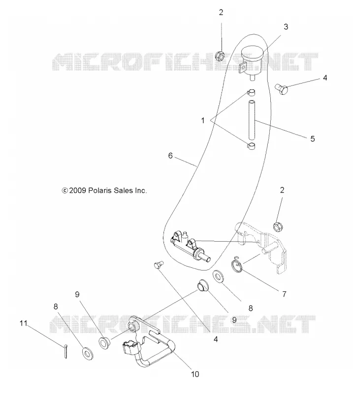 BREMSES, PEDAL AND REAR MASTER CYLINDER