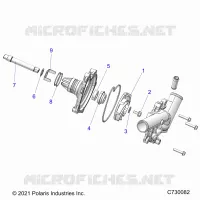 MOTOR, WATERPUMP ASSEMBLY- R23RRE99FJ/F9/RRS99CJ/F9/FJ/C9/CK/RRP99CJ (C730082)