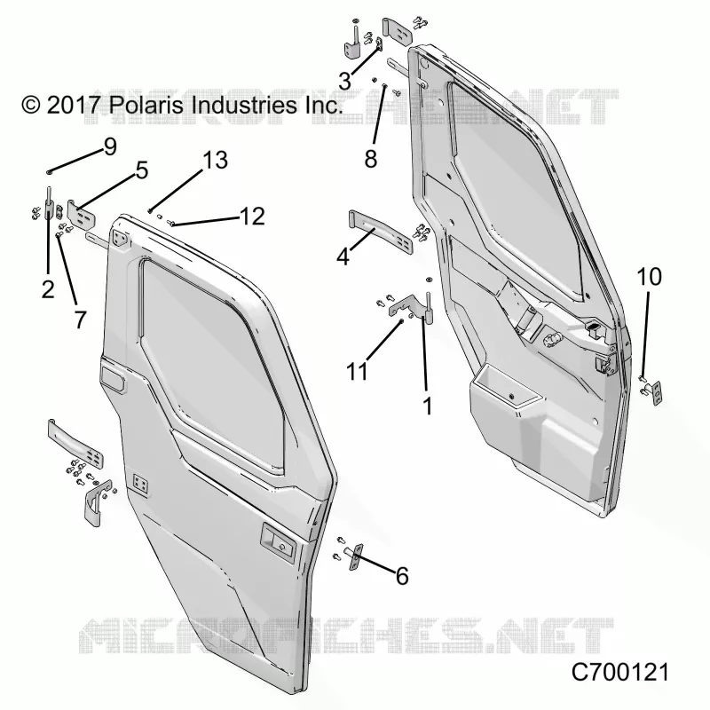 DOORS, FULL, MOUNTING